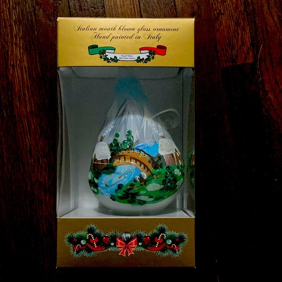 Bellagio Italian Mouth Blown Glass Christmas Ornament Italy With Box - Picture 2 of 6